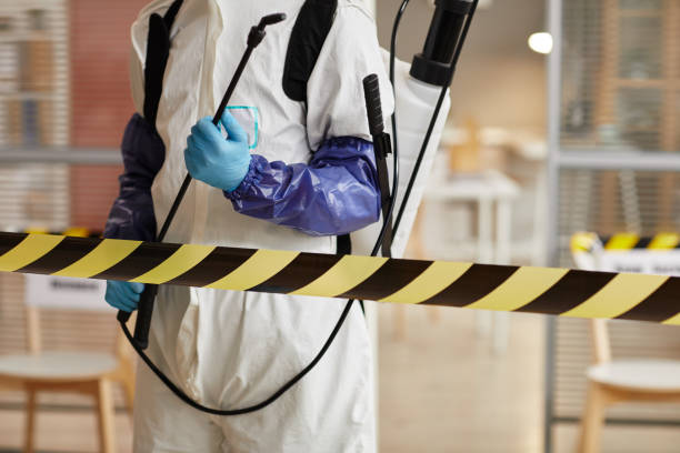 Professional Biohazard Cleanup technician working in Harpswell, ME